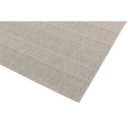Patio Pat03 Beige Outdoor Striped Modern Durable Stain-Resistant Easy To Clean Rug For Patio Balcony & Garden-200Cm X 290Cm - thumbnail 4