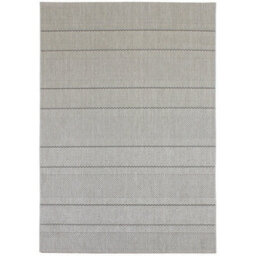 Patio Pat03 Beige Outdoor Striped Modern Durable Stain-Resistant Easy To Clean Rug For Patio Balcony & Garden-200Cm X 290Cm - thumbnail 5
