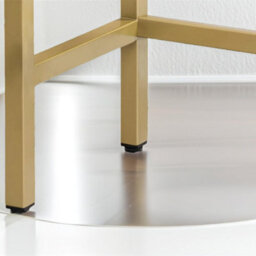 Rafaelo Mobilia Gold Metal Hallway Console Table - thumbnail 6