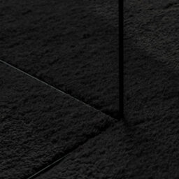 Walplus Rug Huarte Short Pile Soft And Washable Black 140X200 Cm - thumbnail 8