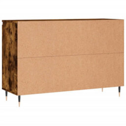 Berkfield Sideboard Smoked Oak 104X35X70 Cm Engineered Wood - thumbnail 8
