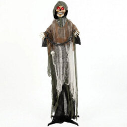 170Cm Animated Halloween Grim Reaper - thumbnail 1