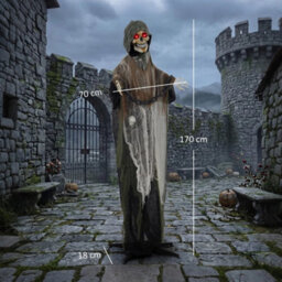 170Cm Animated Halloween Grim Reaper - thumbnail 2