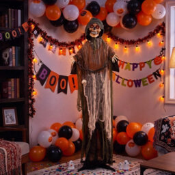 170Cm Animated Halloween Grim Reaper - thumbnail 6