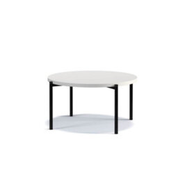 Arte Sigma A Coffee Table In White Matt - Modern Elegance Meets Versatility - W840mm X H430mm X D840mm - thumbnail 1