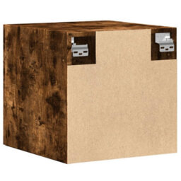 Berkfield Wall Cabinet Smoked Oak 40X42.5X40 Cm Engineered Wood - thumbnail 6