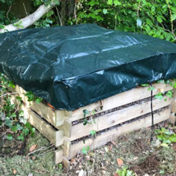 Selections Cover For Large Wooden Slatted Composter Compost Bin (116Cm X 116Cm) - thumbnail 1
