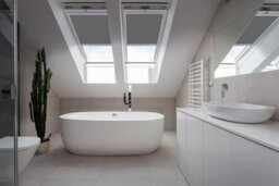 Classic Roof Blinds For Dakea / Dakstra Roof Windows, Blackout Blind, Window Code - Dark Grey (M4A) - thumbnail 6