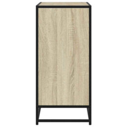 Berkfield Sideboard Sonoma Oak 68X35X76 Cm Engineered Wood And Metal - thumbnail 5
