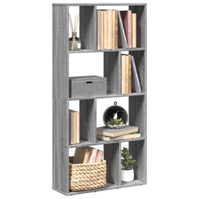 Berkfield Bookcase Grey Sonoma 60X20X120 Cm Engineered Wood - image 1