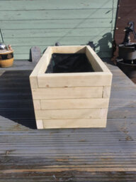Rectangle Wooden Treated Garden Planter (Albie Range) 80Cm X 40Cm 40Cm High - thumbnail 4
