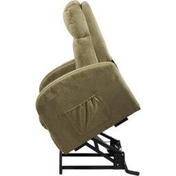 Loops Comfortable Sage Suedette Rise And Recline Chair With Single Motor - thumbnail 6