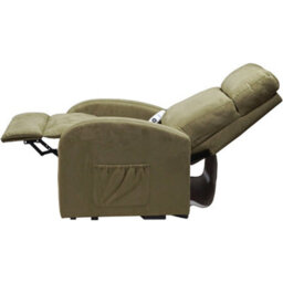 Loops Comfortable Sage Suedette Rise And Recline Chair With Single Motor - thumbnail 5