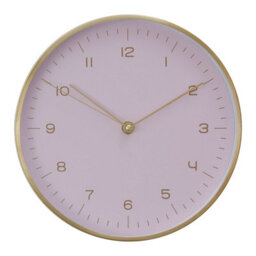 Orsina Functional And Stylish Gold And Pink Finish Wall Clock, Versatile Indoor Clock, Elegant Clock For Outdoor