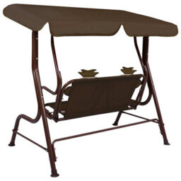Walplus Kids Swing Bench Brown 115X75X110 Cm Fabric - thumbnail 4