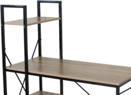 Celino Computer Desk Table Office Home Work Writing Desk Desktop For Pc Laptop Study Storage With Shelves - thumbnail 5