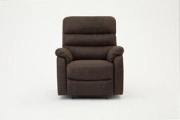 Home Detail Maxwell Sofa Suite Armchair Manual Recliner Air Leather Padded, Brown - thumbnail 1