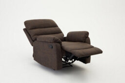 Home Detail Maxwell Sofa Suite Armchair Manual Recliner Air Leather Padded, Brown - thumbnail 6