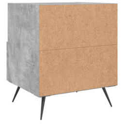 Berkfield Bedside Cabinets 2 Pcs Concrete Grey 40X35X47.5 Cm Engineered Wood - thumbnail 9