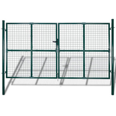 Berkfield Garden Mesh Gate Fence Door Wall Grille 289 X 175 Cm - image 1