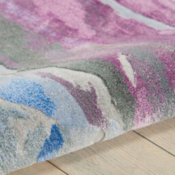 Grey Multicolor Wool Handmade Luxurious Modern ,optical/ (3D) Rug For Living Room And Bedroom-259Cm X 351Cm - thumbnail 7