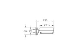 Vitra Root Wall-Mounted Chrome Soap Dish - thumbnail 2