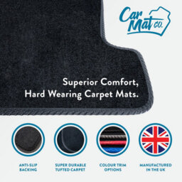 Car Mat Co Jaecoo 5 (2025+) (Petrol) Only Suitable For Petrol Models Premium Car Mats Tufted-Pile Carpet Black Trim Tailored Fit - thumbnail 4