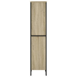 Berkfield Bookcase Sonoma Oak 50X31X137.5 Cm Engineered Wood - thumbnail 5