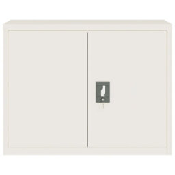 Berkfield File Cabinet White 90X40X110 Cm Steel - thumbnail 8