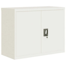 Berkfield File Cabinet White 90X40X110 Cm Steel - thumbnail 7