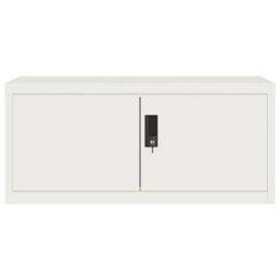 Berkfield File Cabinet White 90X40X110 Cm Steel - thumbnail 4