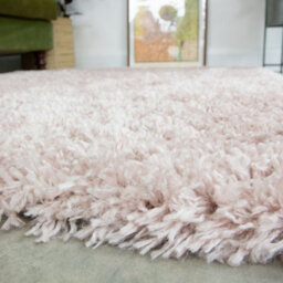 Loomed Super Soft Blush Pink Shaggy Area Rug 60X110Cm - thumbnail 5