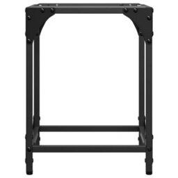 Walplus Coffee Tables With Transparent Glass Top 2 Pcs 30X30X40 Cm Steel - thumbnail 5