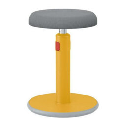 Leitz Active Sit Stand Office Desk Stool In Warm Yellow - thumbnail 3