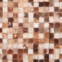 Beliani Rug Torul Brown 140 X 200 Cm Leather - thumbnail 6