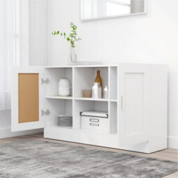 Vidaxl Sideboard White 120X30.5X70 Cm Engineered Wood - thumbnail 3
