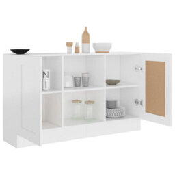Vidaxl Sideboard White 120X30.5X70 Cm Engineered Wood - thumbnail 4