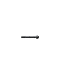 Unknown 22-25mm Ball End Metal Eyelet Extendable Curtain Pole Set - Black, 170-300Cm - thumbnail 1