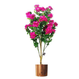Leaf Metal Planter Plant Pot With Polished Copper Finish 20 X 18Cm - thumbnail 6