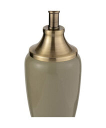 Lighting Supermarket Bailey Large Sage Green Table Lamp With Green/gold Lined Shade - thumbnail 3