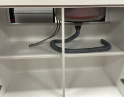 Jd Greta 1000mm Utility Room Sink Unit With Tap, Kitchen Base Cabinet - Grey Matt - thumbnail 6