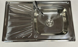 Jd Greta 1000mm Utility Room Sink Unit With Tap, Kitchen Base Cabinet - Grey Matt - thumbnail 5