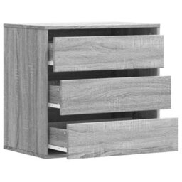 Berkfield Corner Chest Of Drawers Grey Sonoma 60X41X58 Cm Engineered Wood - thumbnail 5