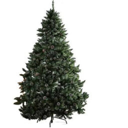 Samuel Alexander 7Ft (2.1M) Tall Rocky Mountain Pine Christmas Tree With 1208 Snow Tipped Branches & Pinecones - thumbnail 3