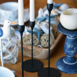 Candle Holders Tutumi Kch004-B Black 3 Pieces - thumbnail 5