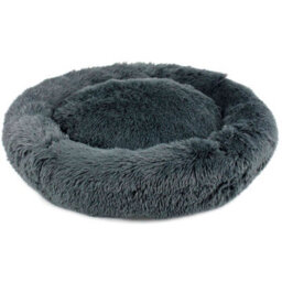 Actiaspet Dog Cat Bed Fluffy Donut Kitten Puppy Pet Cushion Calming Mattress Xl - thumbnail 1