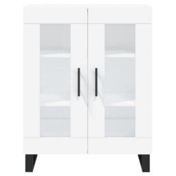 Berkfield Elegant Highboard White 69.5X34X180 Cm Engineered Wood - thumbnail 8