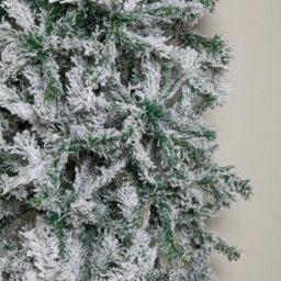8Ft (2.55M) Samuel Alexander Single Door Snow Flocked Christmas Tree Arch With 2000 Tips - thumbnail 7