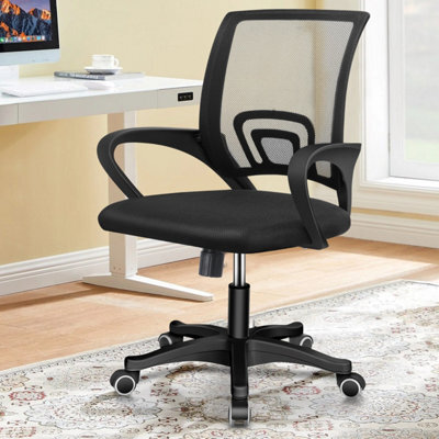 Swivel Mesh Ergonomic Office Chair Computer Desk Chair Adjustable Height Black - image 1