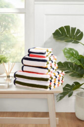 Rapport Home Amalfi Bath Towel Pure Cotton Multi - thumbnail 2